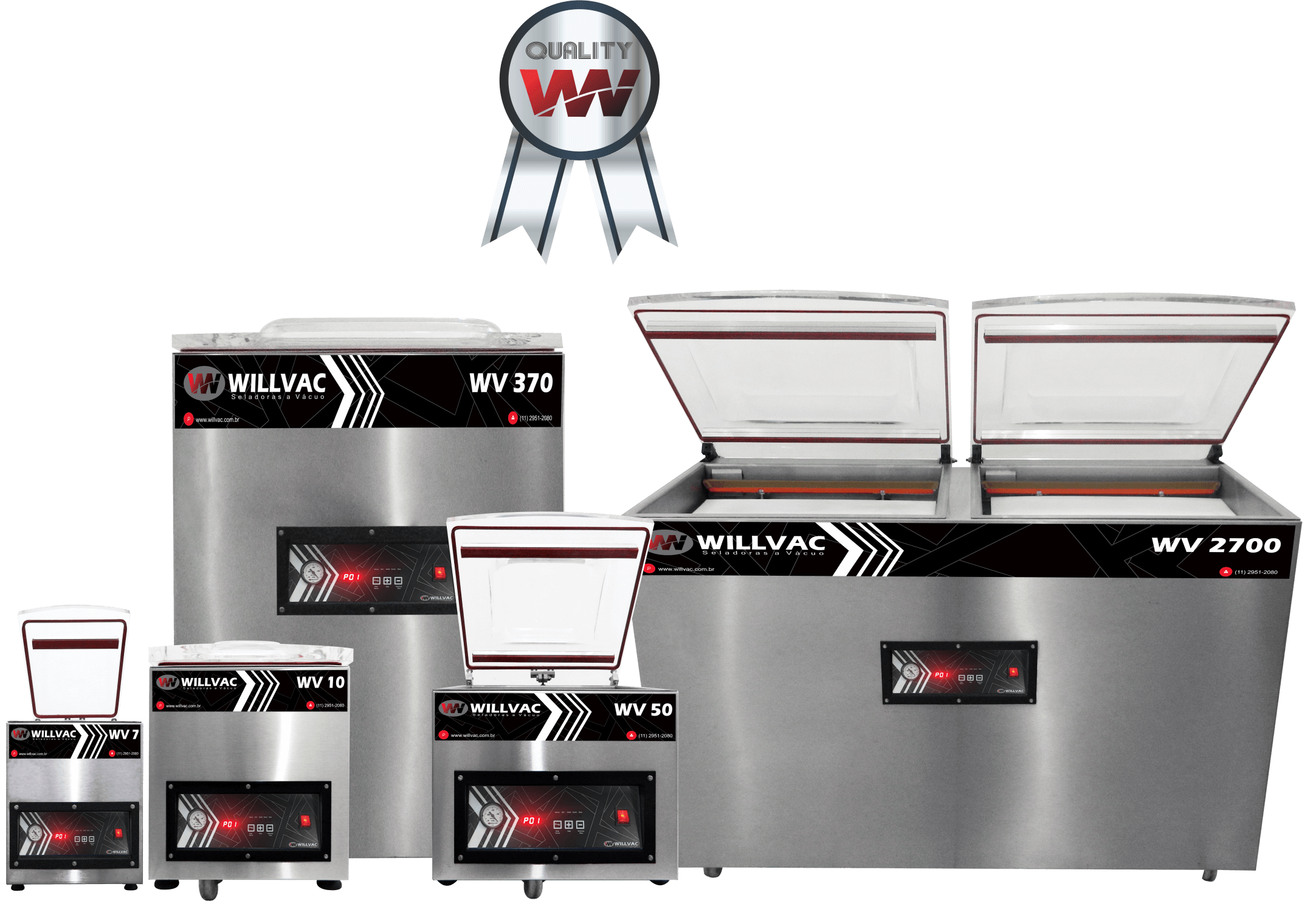 Garantia das Seladoras a Vácuo Willvac Garantia das Máquinas a Vácuo Willvac