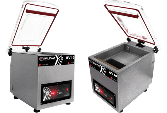 Detalhes Seladora a Vácuo WV 10 Detalhes Máquina a Vacuo Modelo WV 10